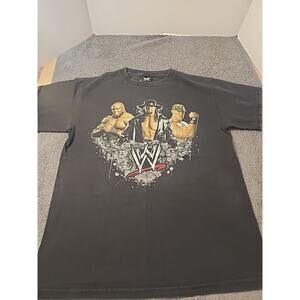 WWE T-Shirt Men Size M John Cena The Undertaker Bobby Lashley Vintage Y2K 2007